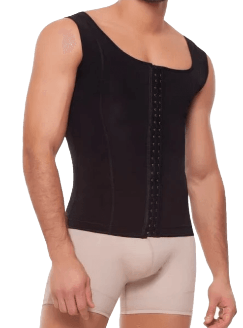 Hovedbilde Herre korsett, vestmodell med hekter