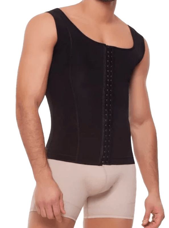 Herre korsett, vestmodell med hekter